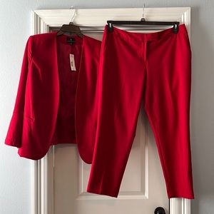Red Worthington Suit